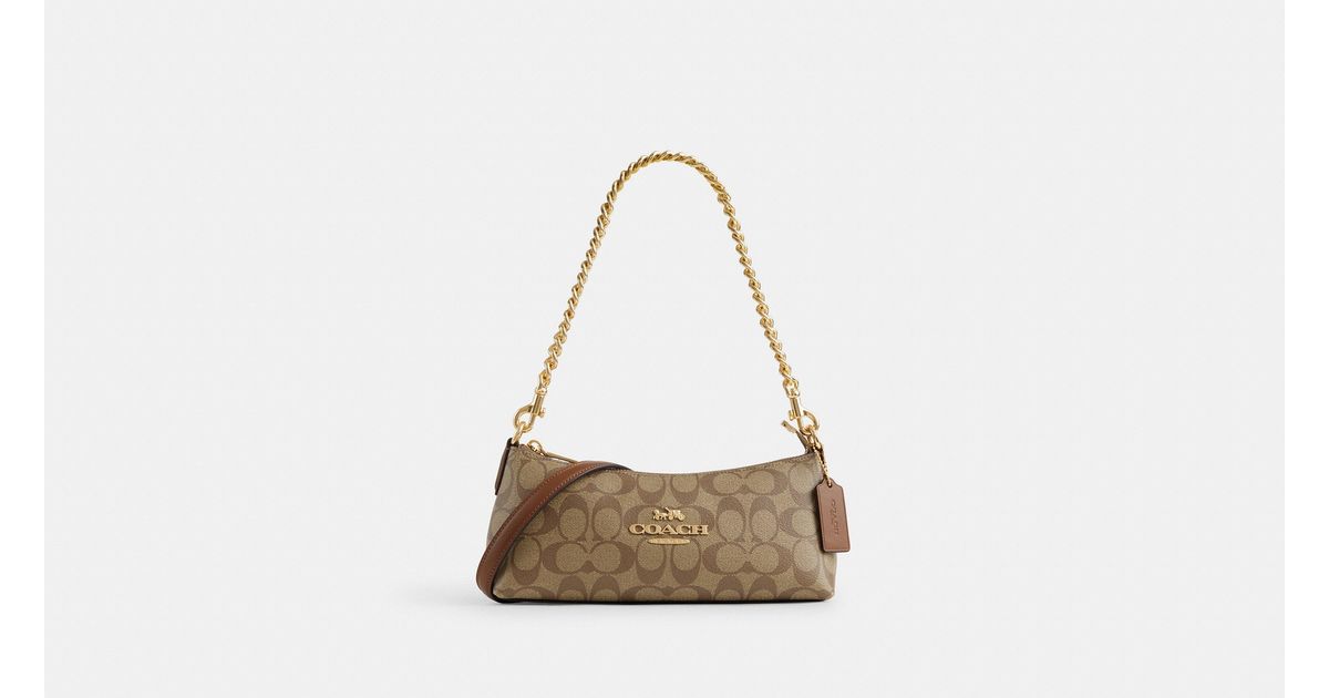 Coach -Charlotte Shoulder Bag in Signature Canvas