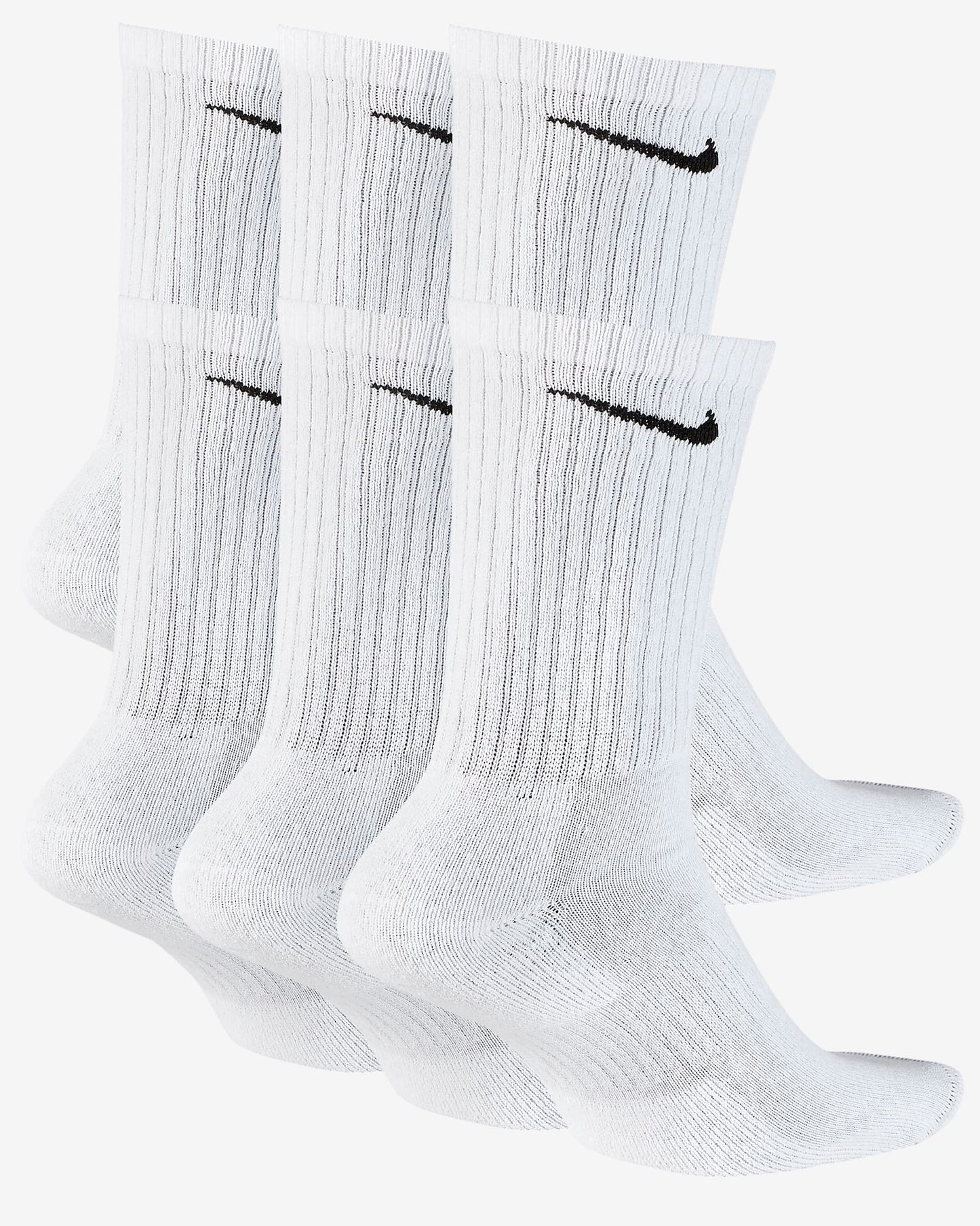 Nike Everyday Cushioned - Medias (pack de 6) Blanco