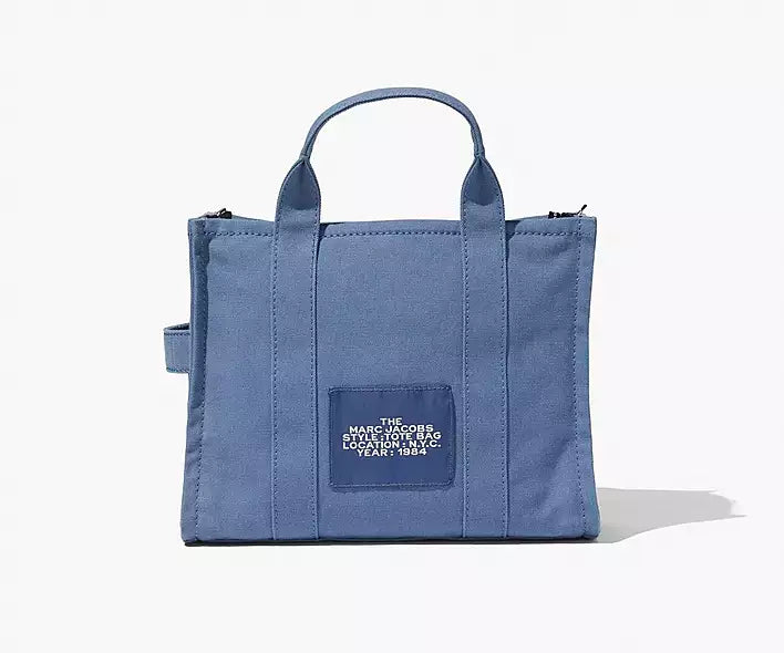 THE MEDIUM TOTE BAG BLUE SHADOW