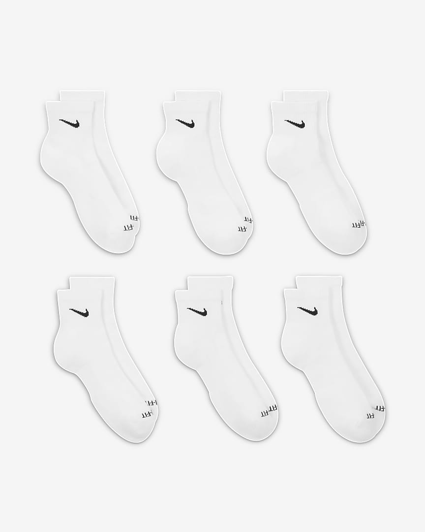 Nike Medias (pack de 6) Blanco