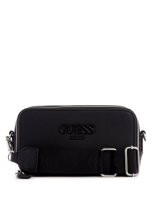 Lewistown Double Zip Crossbody BLACK